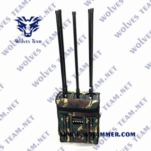 Wholesale 120W High Power 20-70Mhz VHF UHF 2G 3G 4G Wifi 8 bands Backpack Jammer from china suppliers