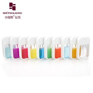 China 40ml flat empty wholesale cosmetic personal care plastic spray perfume bottle on sale