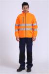 OEM Windproof Hi Vis Lightweight Work Jacket , 360gsm Mens Outdoor Work Jackets