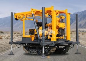 Wholesale 180m Shallow Diesel Crawler Drill Rig Spline Vertical from china suppliers