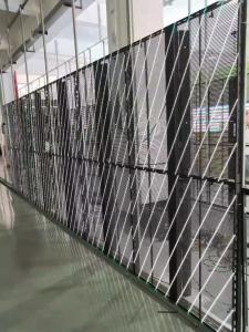 Wholesale Lightweight High Resolution Transparent Glass LED Screen Wide Viewing Angle from china suppliers