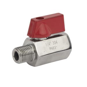 Wholesale Temperature C-150 ordm High Pressure Stainless Steel Mini Ball Valve Model NO. Q11F-63P from china suppliers