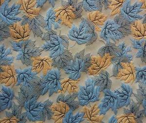 Wholesale Residential Fabric Jacquard Yarn-dyed Leaves H/R 25.0cm 420T/100% P/150gsm from china suppliers