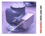 Air Pipe Head For FPT Cabin Pontoon Type Oil Tank Modle:533HFO-80A Body Cast