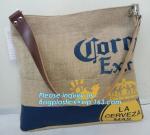 Multifunctional jute bag with low price,Natural Burlap Tote Bags Reusable Jute