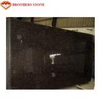 Tan & Brown Granite Stone Tiles 17mm-200mm Thickness For Kitchen Countertop