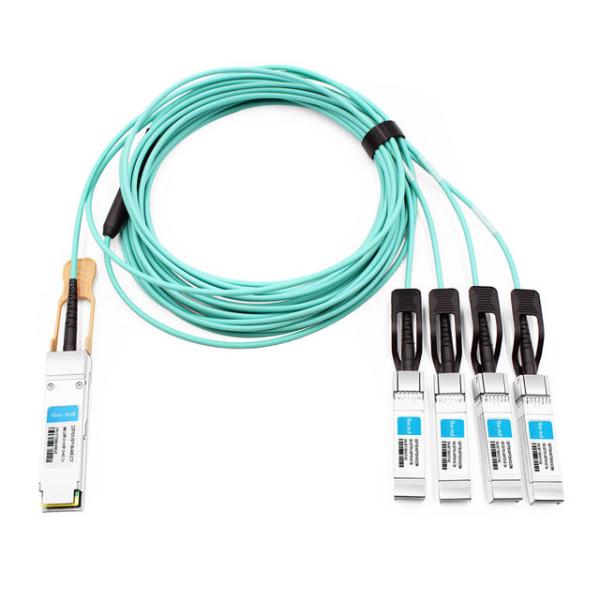 Brocade 100G-Q28-S28-AOC-2001 Compatible 20m (66ft) 100G QSFP+ to Four 25G SFP28