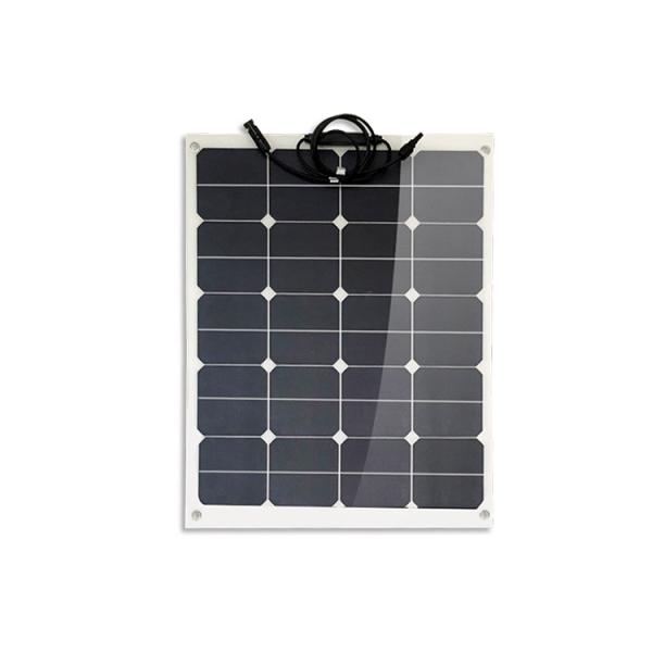 Flexible Solar Panel 65W 24V/12V Monocrystalline Bendable - 65 Watt 12Volt Semi