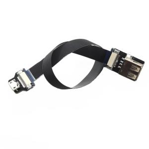 China Female To Standard USBA Female FPV USB Flat Ribbon Cable For FPV Camera Data Transfer on sale