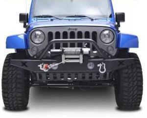 Wholesale Competitive price Steel black Bull Bar for 07+ Wrangler JK vehicles bumper from china suppliers