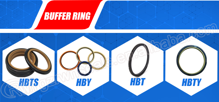 PTFE Rubber Hydraulic Buffer Ring For Machinery Repair Shops
