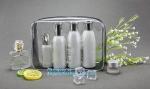 Promotion 25s heat seal clear transparent pvc cosmetic bag plastic bag, lady