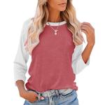 6xl 4x 3/4 Sleeve Jacket With Long Sleeve Shirt Womens Polyester Cotton Crew