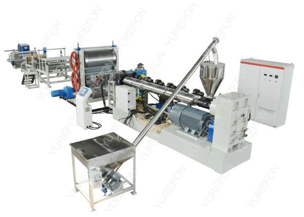 HDPE Plastic Sheet Extrusion Line , Waterproof Dimpled Drainage Membrane