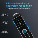 High Compartment Partition Door Fingerprint Lock Password Lock IC Card Key Glass