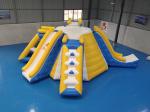 Multifunction Inflatable Water Tower For Lake Park 0.9mm PVC Tarpaulin Material