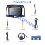 9 Inch 1+16GB 4 Core WIFI BT FM Mirror Link Car Stereo For Hyundai Elantra 2007