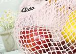 Shoulder Cotton Mesh Bag Wear Resistant Washable Convenient Multi Color Optional