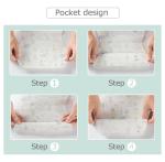 Customized Laminated Disposable Baby Bibs 1 Ply Paper PE Film