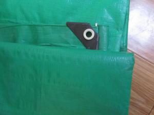 Wholesale green poly tarps waterproof ldpe coated canvas material from china suppliers