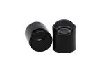 24mm Cylinder Black Plastic Top Cap Cosmetic PP Plastic Screw 32mm Nonspill