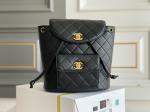 Chanel Leather Flap Designer Brand Backpack 1994-1996 Diamond Quilted For Women