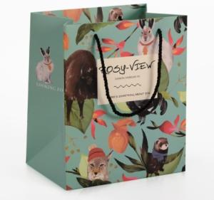 Wholesale Luxury Custom Matt Uv Coating Beautiful Durable Popular Shopping Paper Bag from china suppliers