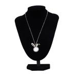 Sublimation Rabbit Pendant Necklace Sublimation Bunny Necklace Personalized