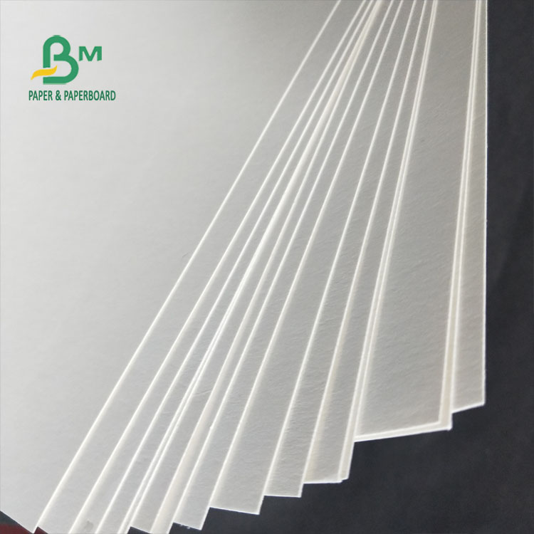 High Absorbent Uncoated Paper Coaster Board White Natural White 1.0mm - 1.6mm