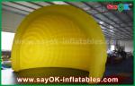 Family Air Tent Yellow Helmet Inflatable Air Tent Inflatable Igloo Tent Dome For