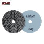 Black 4 Inch 3mm Diamond Wet Pollishing Pad For Polishing Marble Granite