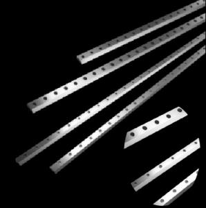 China High Precision Inlaid HSS Tungsten Carbide Guillotine Blades Cutting Cardboard on sale