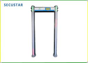 Wholesale 33 Detection Zones Cylindrical Door Frame Metal Detector Used in Nation Conference Center from china suppliers