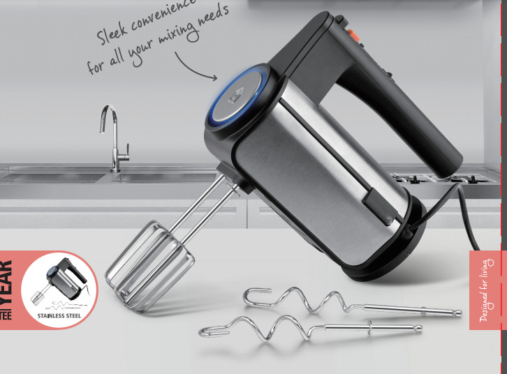 300W 20 Speed Electric Hand Mixer For Easy Whipping Mixing Cookies
