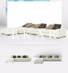 Modern Style White Classic 7 Seater Sofa Set Designs