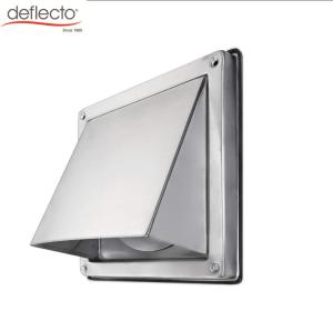 Wholesale Bird Deterrent Cowled Square Exhaust Wall Vent Cushioned Non Return Flap from china suppliers