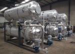 High Tech Canned Food Sterilization Equipment Steam Heating Horizontal