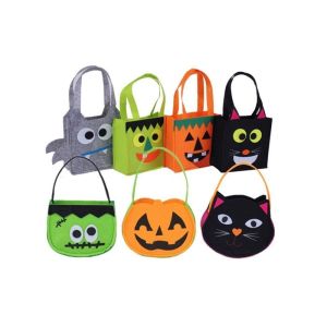 Buy cheap Non - Woven Felt Fabric Bags Trick Or Treat For Halloween Decorations from wholesalers