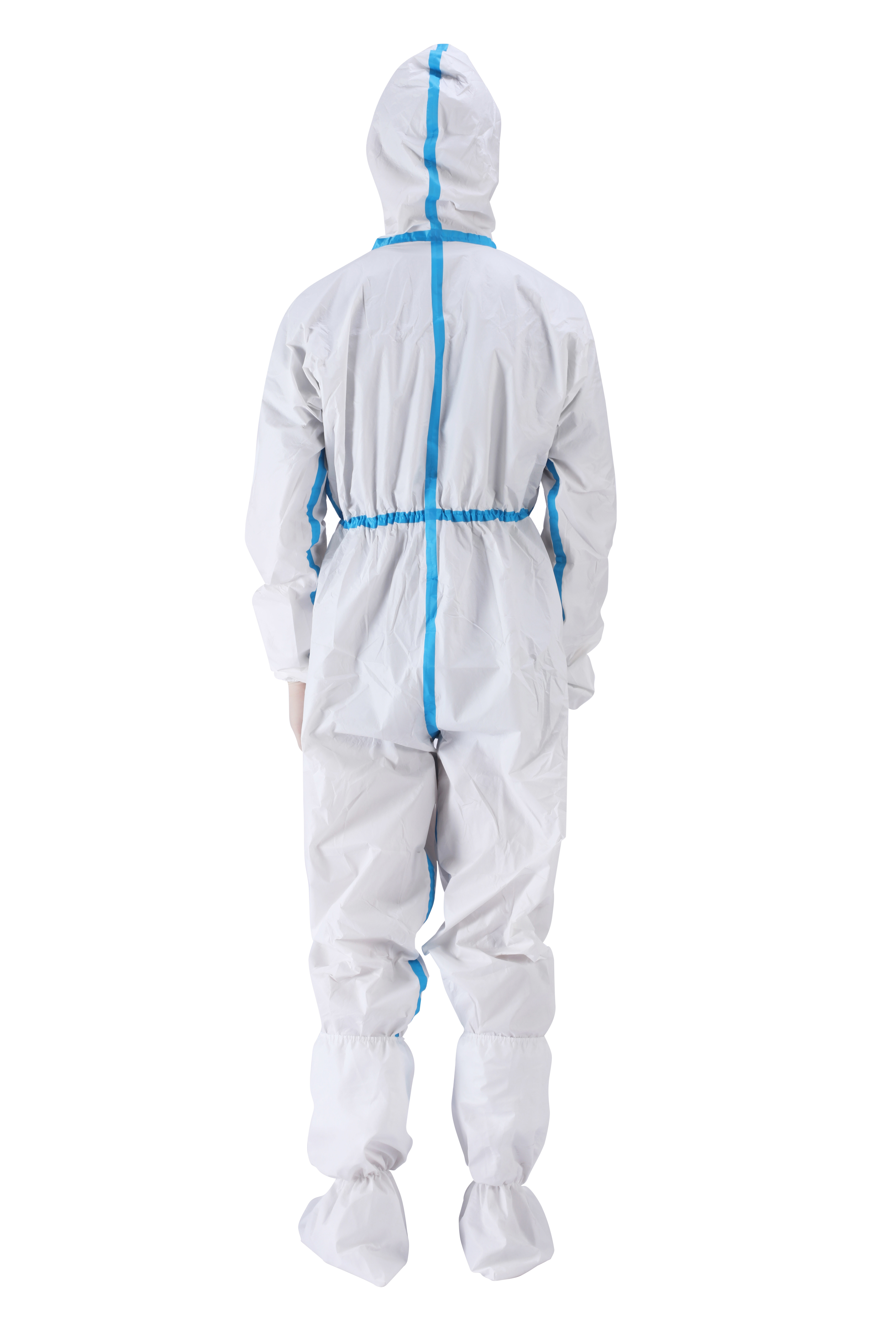 Disposable Medical Protective Coverall Suit Bacteria And Viruses Resistance