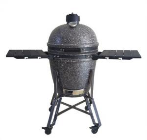 Wholesale 21.5inch Kamado Grill, Ceramic Kamado, Ceramic charcoal Grill, Ceramic Barbecue grills, Ceramis Mokeless BBQ GRILL from china suppliers