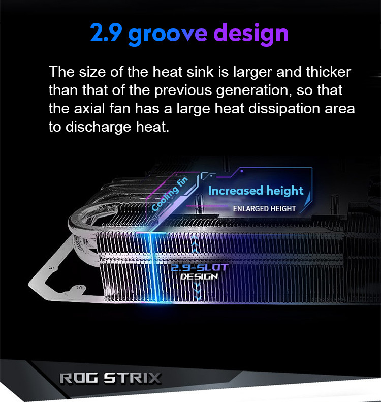 PCI Express 4.0 Interface Gaming PC Graphics Card ROG-STRIX-RTX3060Ti-O8G-V2-GAMING