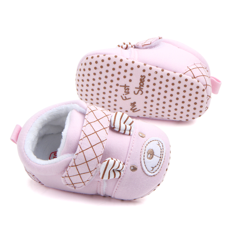 Cute cheap soft cotton cartoon shoes lovely infant animal baby boots