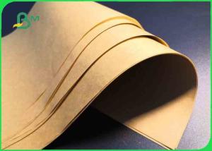 Wholesale 40gr Food Grade Brown Kraft Paper Roll For Flower Package Strong Folding Resistance from china suppliers
