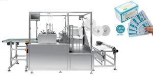 Wholesale 1000 bags/min alcohol pad machine,mini packaging wet tissue packing machine from china suppliers
