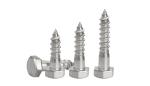 ASME B18.21 Stainless Steel Lag Bolts Hex Head Wood Screws Hexagon Screws For