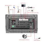 4G Car Radio Multimedia Video Player Navigation GPS For Toyota Corolla 2014-2016