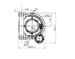 2500W AGV Steering Wheel Assembly Drive Integrated Shock Absorption Steering