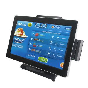 Wholesale Ce 1366*768 Android POS System Point Of Sale Cash Register Built In VFD Display from china suppliers