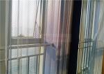 Silver Color Metal Coil Drapery 1.2mm Used As Office Window Curtains