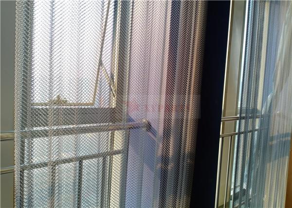 Quality Silver Color Metal Coil Drapery 1.2mm Used As Office Window Curtains for sale